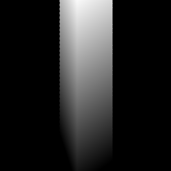 Heightmap rendered prism.